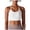 White, variant on Sports Bras Low Impact Sports Bra Women's Solid Beauty Back Strap Sports Bra Running Fitness & Yoga Wear Underwear
