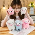 thumbnail image 2 of Lovely Plush Lamp Sheep Animal Soft Stuffed Doll Home Bed Sofa Decor Toy Gift(Blue), 2 of 8