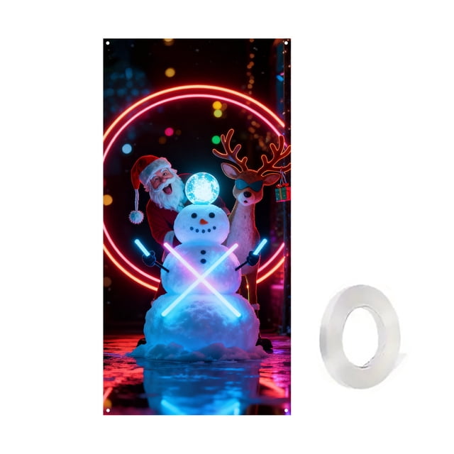 Outside Christmas Decorations Christmas Door Cover Decoration Christmas Door Cover Door Hanging Party Decoration Door Cover Tapestry Christmas Door Decorations