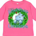 thumbnail image 4 of Inktastic I Want a Hippopotamus for Christmas Boys or Girls Long Sleeve Toddler T-Shirt, 4 of 5