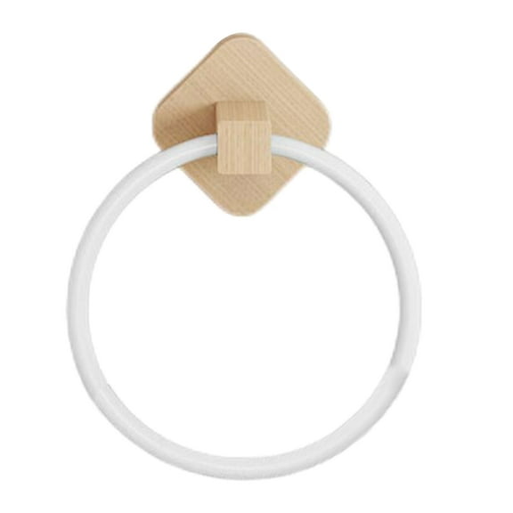 UNTERING Towel Racks Aluminum Wood Towel Hand Towel Holder for Bathroom Towel Rack Hanger for Kitchen Wall Mount Heavy Duty Storage