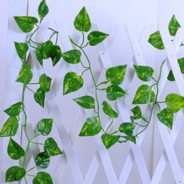 84FT 12 Strands Artificial Ivy Greenery Fake Green Leaves Hanging Vine