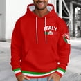 thumbnail image 2 of Men's Hoodies & Sweatshirts Italian Graphic Letter Hoodie Men Wear With Fit Sports Activities Clothes, 2 of 4
