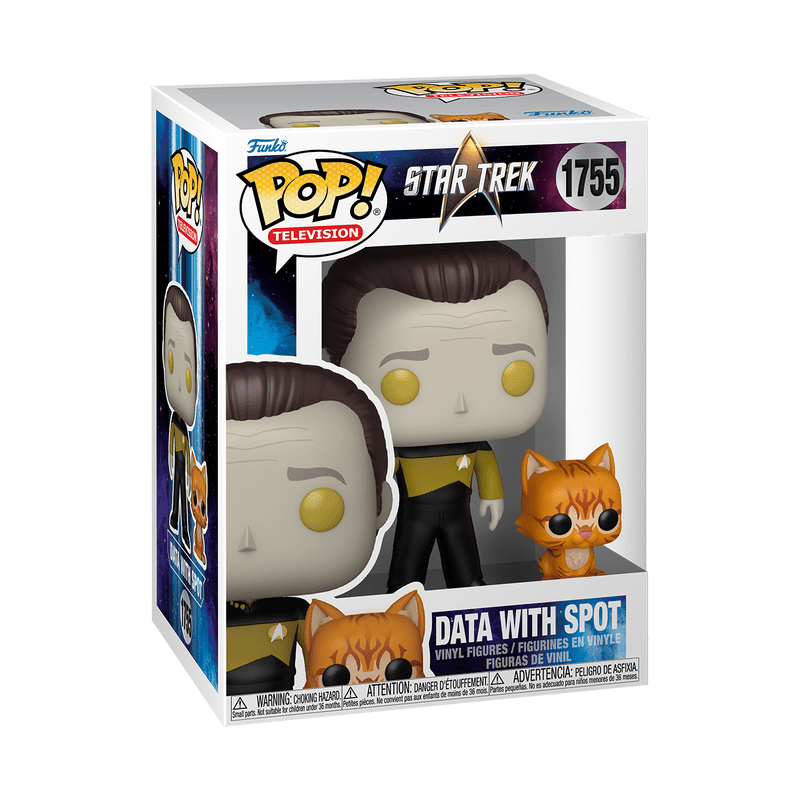 Funko Pop! & Buddy Television: Star Trek - Data with Spot Vinyl Figure