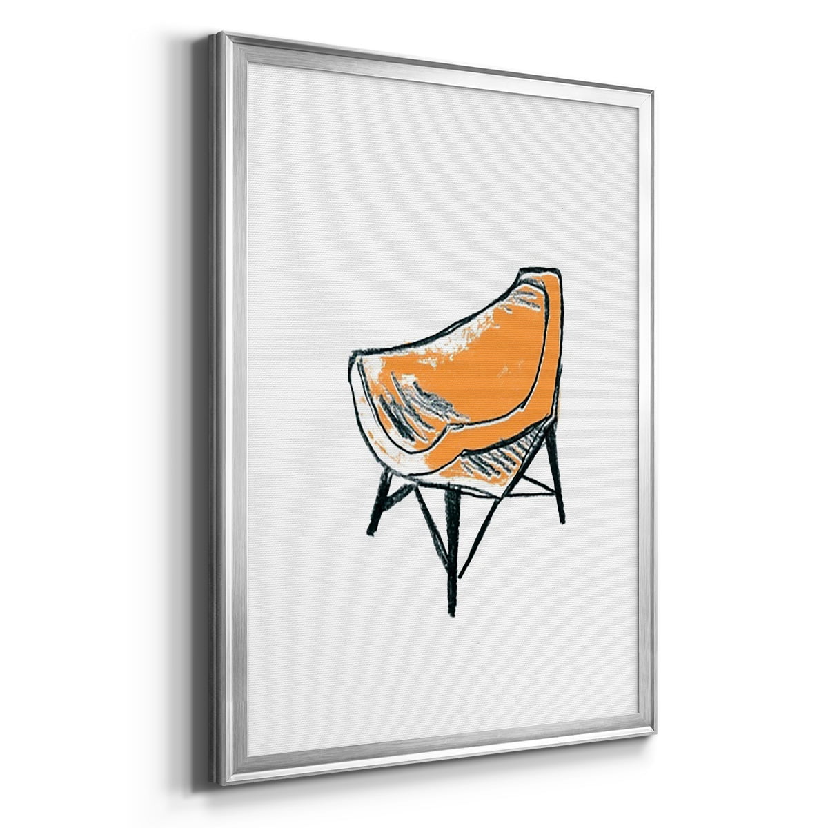 Take a Seat XII Premium Framed Print, in Gold, Black, or Silver - Ready to Hang