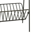 thumbnail image 6 of DecMode 17" x 24" Gold Metal 1 Shelf Accent Table with Mirrored Glass Top, 1-Piece, 6 of 9