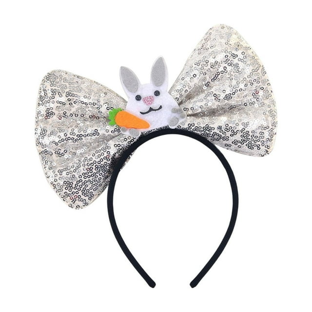 Diademas para fiestas de Pascua para niños, disfraces, diademas, orejas de conejo, tocados