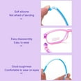 thumbnail image 3 of LNGOOR  Silicone Eyeglasses Snap-on Anti-Slip Glasses Arm Replacement Leg Spectacle Frame Eyewear Accessories A, 3 of 7