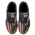 thumbnail image 2 of Jesus God American flag Shoes Sneakers Black Size 3.5, 2 of 7