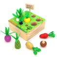 thumbnail image 1 of Juguete de Madera Montessori AFOUNDA Verduras y Frutas Coloridas, 1 of 8