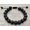 Black Lava, variant on K-KED Grade A++ Gemstone Bead Adjustable Bracelet 10mm, Genuine Crystals Bracelets-Rainbow Fluorite