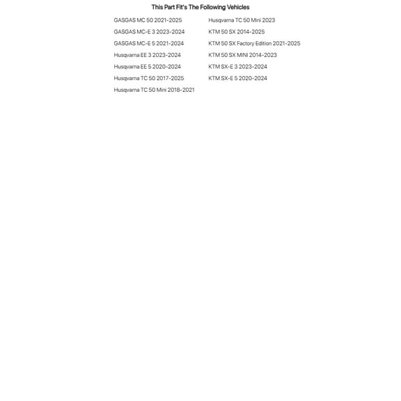 Tusk Stainless Steel Typhoon Brake Rotor, Rear For KTM 50 SX MINI 2014-2023