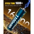thumbnail image 3 of Baterías recargables RayHom Lithium 1.5V AAA 4 y AA 4 con cargador, 3 of 7