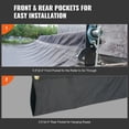 thumbnail image 6 of 7.5x18 ft Heavyweight Black Tarp for Dump Trucks - PVC Coated Mesh with Durable Grommets, Fits Most Manual&Electric Dump Beds, 6 of 10