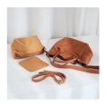 thumbnail image 5 of Bolso pequeño de cuero genuino natural de lujo a la moda para mujer, bolso de fin de semana para exteriores, Cuero vacuno real suave, bandolera de hombro para mujer, 5 of 5