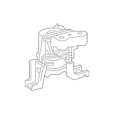 Genuine OE Toyota Insulator Sub-Assembly, Engine Mounting, Right - 12305-0T171