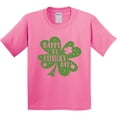 thumbnail image 3 of Inktastic Happy St. Patrick's Day Shamrock in Green Youth T-Shirt, 3 of 5