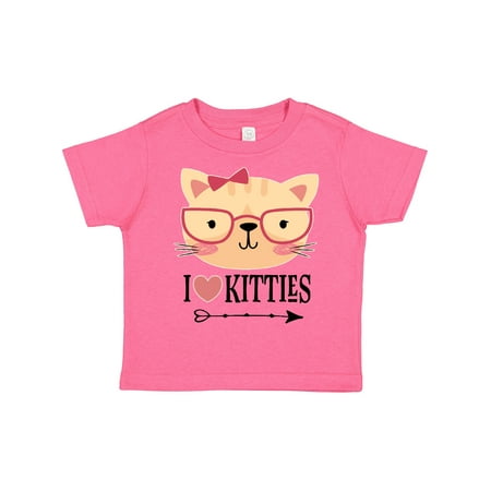 

Inktastic Cat Lover I Love Kitties Gift Toddler Toddler Girl T-Shirt