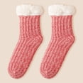 thumbnail image 2 of Ticikt Women Fuzzy Mid Calf Socks, Plush Non Thermal Cozy Winter Home Sleeping Floor Socks, 2 of 4