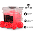 thumbnail image 5 of Mint Sport Cannonballz - Indoor Pickleball Balls Multi-Pack – 26 Hole Fluorescent Ember Pickleball Balls, USAPA Approved Indoor Pickleballs for Training, Practice & Tournament Performance (10 Pack), 5 of 8