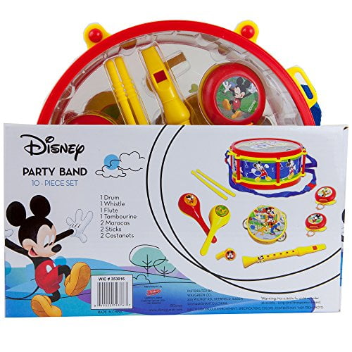 Tambourine and Flute kids fun great gift ideas Peppa pig music set pack whistle 
