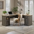 thumbnail image 4 of Sauder Sonnet Springs L-Desk, Pebble Pine, 434928, 4 of 9