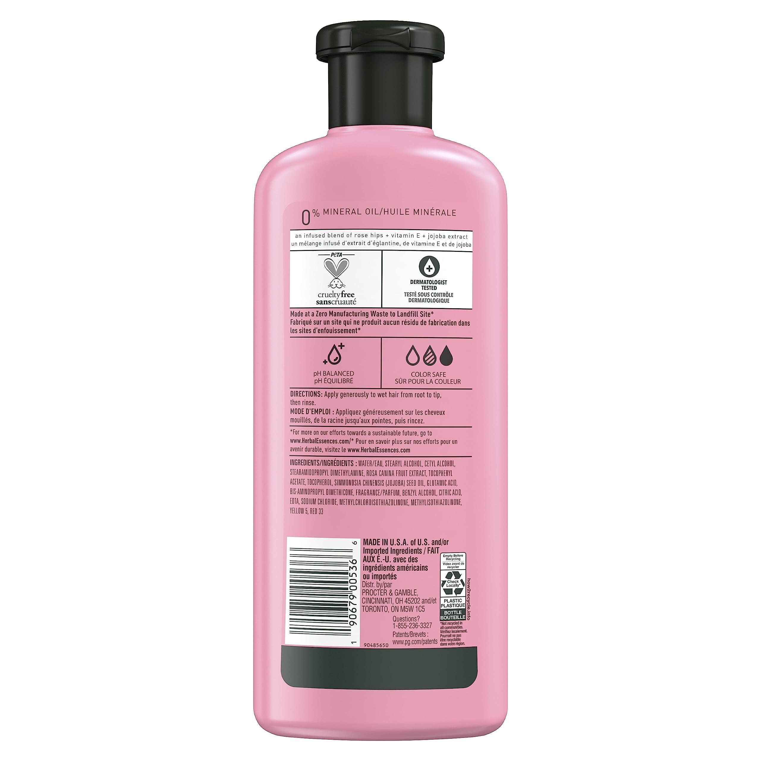 (3 pack) Herbal Essences Rose Hips Smooth Conditioner, Nourishing for Fine and All Hair Types, 13.5 (图3) (3 pack) Herbal Essences Rose Hips Smooth Conditioner, Nourishing for Fine and All Hair Types, 13.5 (图3)