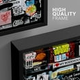 thumbnail image 4 of wall26 Framed Canvas Print Wall Art Set Spray Paint Funny Albert Einstein Graffiti &amp; Street Art Comic Book Illustrations Modern Art Urban Portrait for Living Room, Bedroom, Office - 24"x36&q, 4 of 5