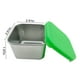 thumbnail image 3 of Pisexur Batería de cocina Paquete de 3 recipientes de acero inoxidable para refrigerios de 170 g, pequeños recipientes de comida a prueba de fugas con tapas de silico para la cocina del hogar, 3 of 6