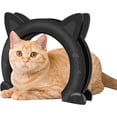thumbnail image 1 of Porte pour Chats / Trou de Porte pour Animaux pour Chien, Porte de Trou pour Chat d'Intérieur, Porte pour Chat pour Porte Intérieure, Portes pour Animaux pour Chat, Chatons, Passe-Chat pour Grands Chats jusqu'à 22 Lbs, 1 of 8