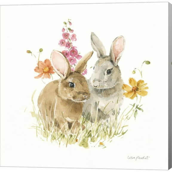 Great Art Now Hop on Spring II by Lisa Audit, Canvas Wall Art, 12W x 12H