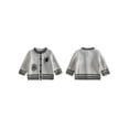 thumbnail image 2 of RUINIXCW Toddler Baby Boys Halloween Cardigans Fashion Spider Embroidery Long Sleeve Button Up Knit Sweaters, 2 of 8