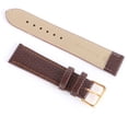 thumbnail image 4 of Watch Band Strap Litchi Pattern Printed Pin Buckled Adjustable Leather Wristband Wristwatch, 4 of 5