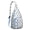 Sky-blue-16, variant on Elephant Sling Backpack - Bohemian Tribal Design Shoulder Bag, Anti-Theft Compact Pack for Daily Commute & Travel