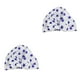 thumbnail image 4 of Billuyoard Gorros secos para ducha con estampado de flores, resistente al agua, banda elástica, dobladillo, sombrero colorido para baño, mujeres, niñas, punto morado 2piezas Billuyoard CBP379835, 4 of 6