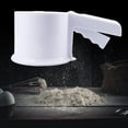 thumbnail image 1 of de , de coctelera de para hornear, colador de azúcar glaseado de malla de acero inoxidable de 350 ml para cocina, repostería, Blanco Baoblaze Tamiz de harina de mano, 1 of 8
