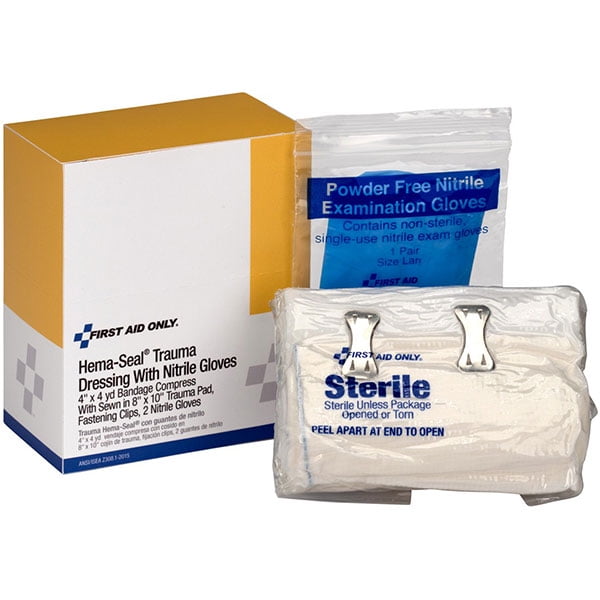 Herkenning ironie Regenboog Hema-Seal Trauma Dressing (1/Each) w/ Nitrile Exam Gloves (1/Pair) (6 Units) - Walmart.com Herkenning ironie Regenboog Hema-Seal Trauma Dressing (1/Each) w/ Nitrile Exam Gloves (1/Pair) (6 Units) - Walmart.com