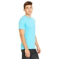 thumbnail image 3 of Bella Canvas Men`s 3001c, XS, Turquoise, 3 of 3