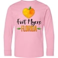 thumbnail image 3 of Inktastic Fort Myers Florida Orange in Heart Long Sleeve Youth T-Shirt, 3 of 5