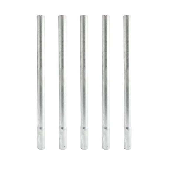 2 ft Long Chain Fence Post Extenders for 1 5/8" Fence Posts (Pack of 5)