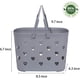 thumbnail image 4 of Cesta de plástico con asas, organizador portátil, cesta de ducha, cesta de almacenamiento para baño, cocina Fokelyi WMSS-428-3, 4 of 8