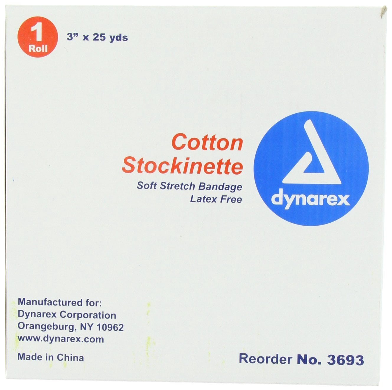 Dynarex Cotton Stockinette Soft Stretch Bandage