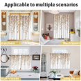 thumbnail image 5 of Eucalyptus Leaves Kitchen Curtains Window Panels, Khaki Summer Botanical Weeping Insulated Window Treatment Curtain, Grommet Curtains for Bedroom/Living Room/Bathroom, 2 Piece 52"Wx63"L, 5 of 8
