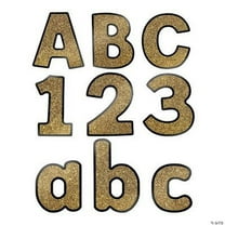 Carson-Dellosa® Gold Glitter Bulletin Board Letters - 219 Pc., Classroom, Educational, 219 Pieces