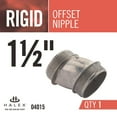 thumbnail image 3 of Offset Nipple, 1-1/2" Rigid Halex Company Pvc Conduit Fittings 04015, 3 of 4