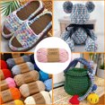 thumbnail image 4 of 1 rollo de hilo para manualidades, 100 g, costura, bricolaje, hilo grueso para ganchillo (12), 4 of 9