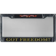 Got Freedom? Since 1776 Chrome License Plate Frame