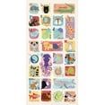 thumbnail image 2 of Marrott, Stephanie 14x24 Black Ornate Wood Framed with Double Matting Museum Art Print Titled - Animal Alphabet, 2 of 4