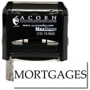 Self-Inking Mortgages Stamp with Green Ink