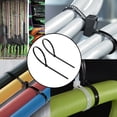 thumbnail image 2 of 8" Zip Ties,Durable Adjustable Black Nylon Wire Ties Ultra Strong Plastic Wire Ties for Indoor and Outdoor, Home, Garage, Office, Vegetable Garden,Travel, 2 of 9